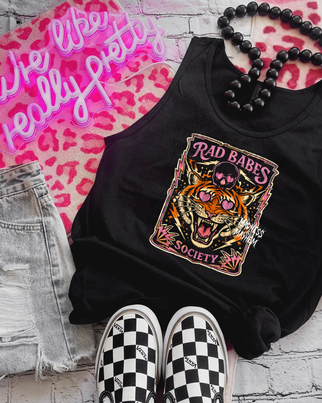rad babes unisex tank