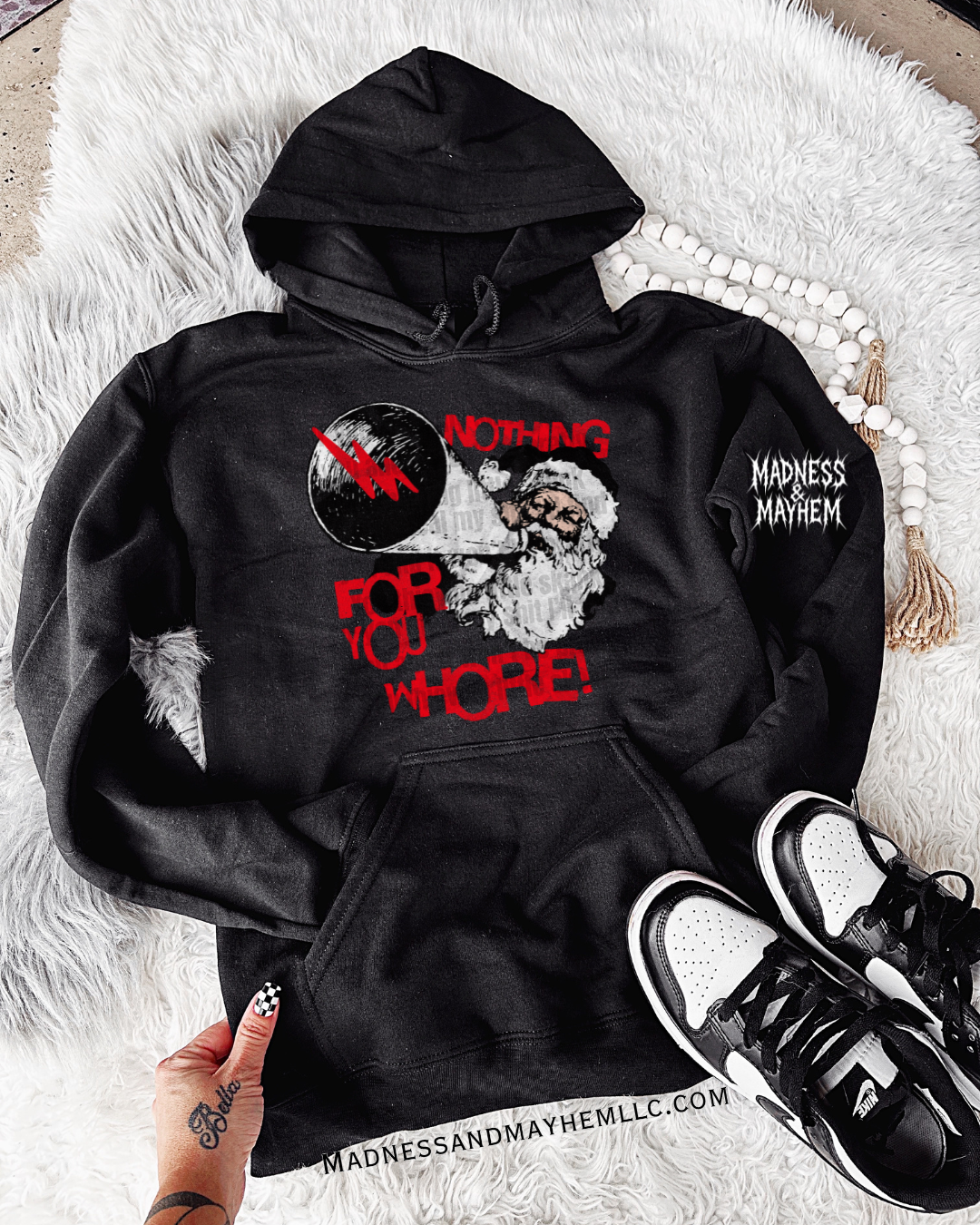 Nothing for you whore hoodie