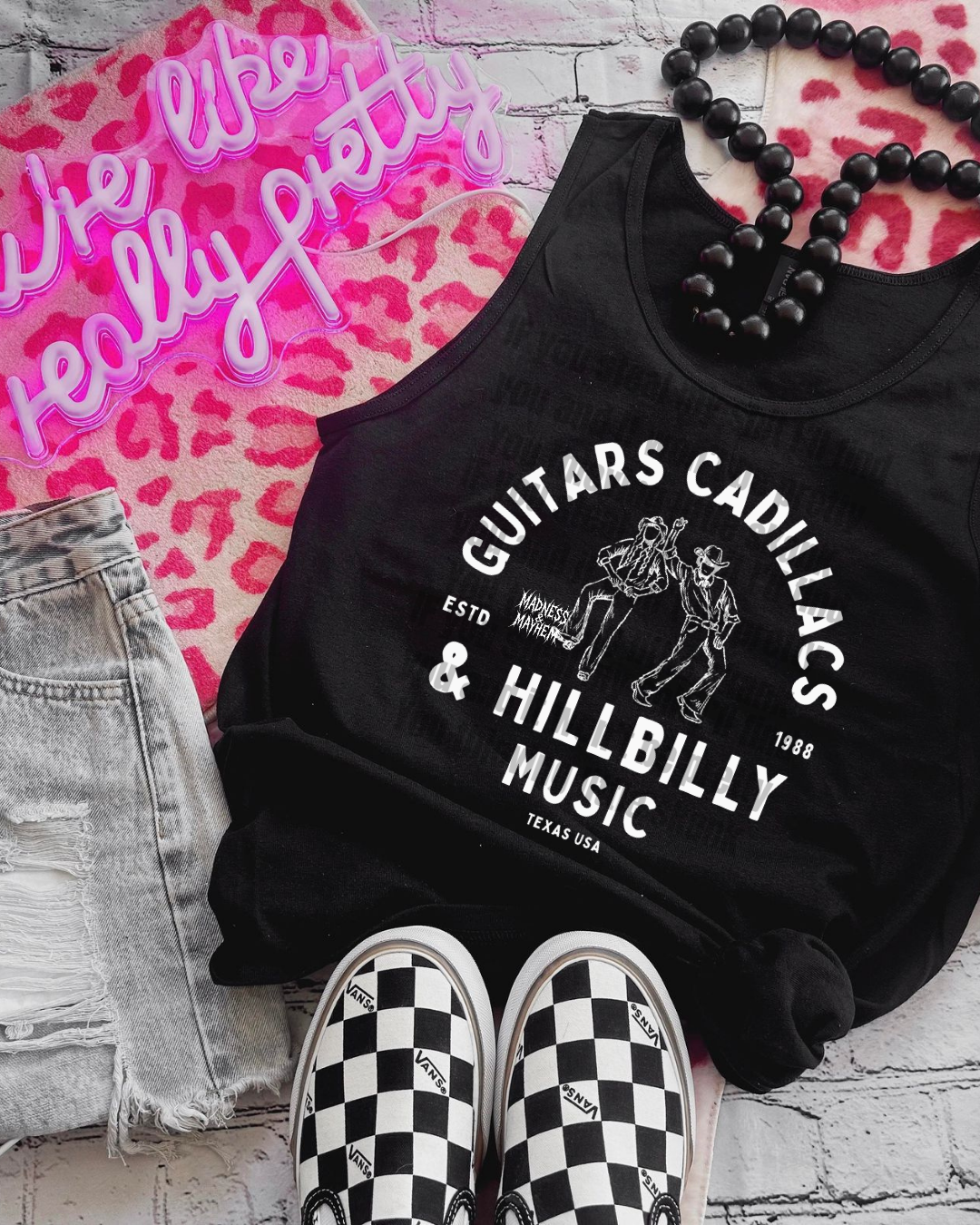 hillbilly music unisex tank