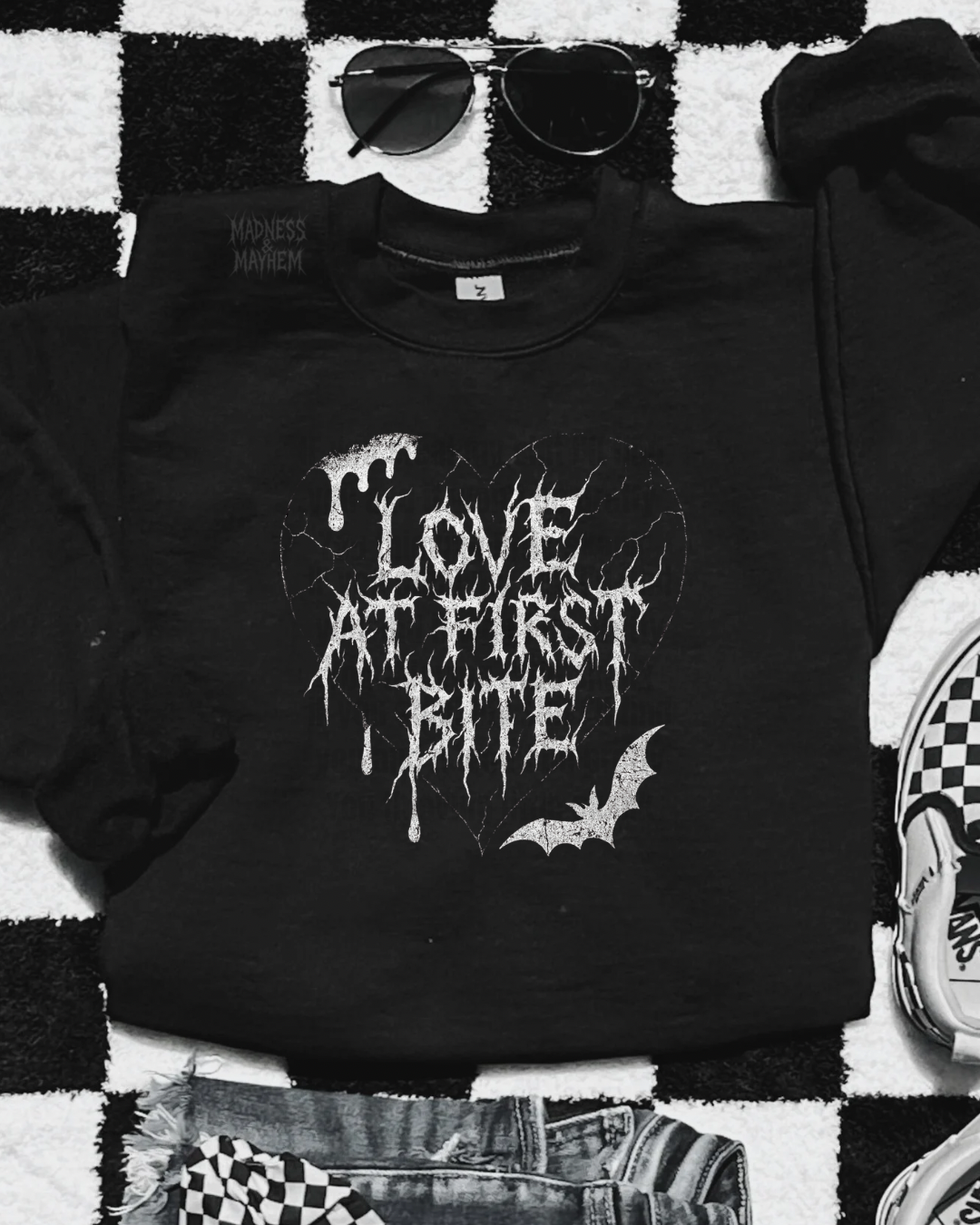 Love at first bite sweatshirt