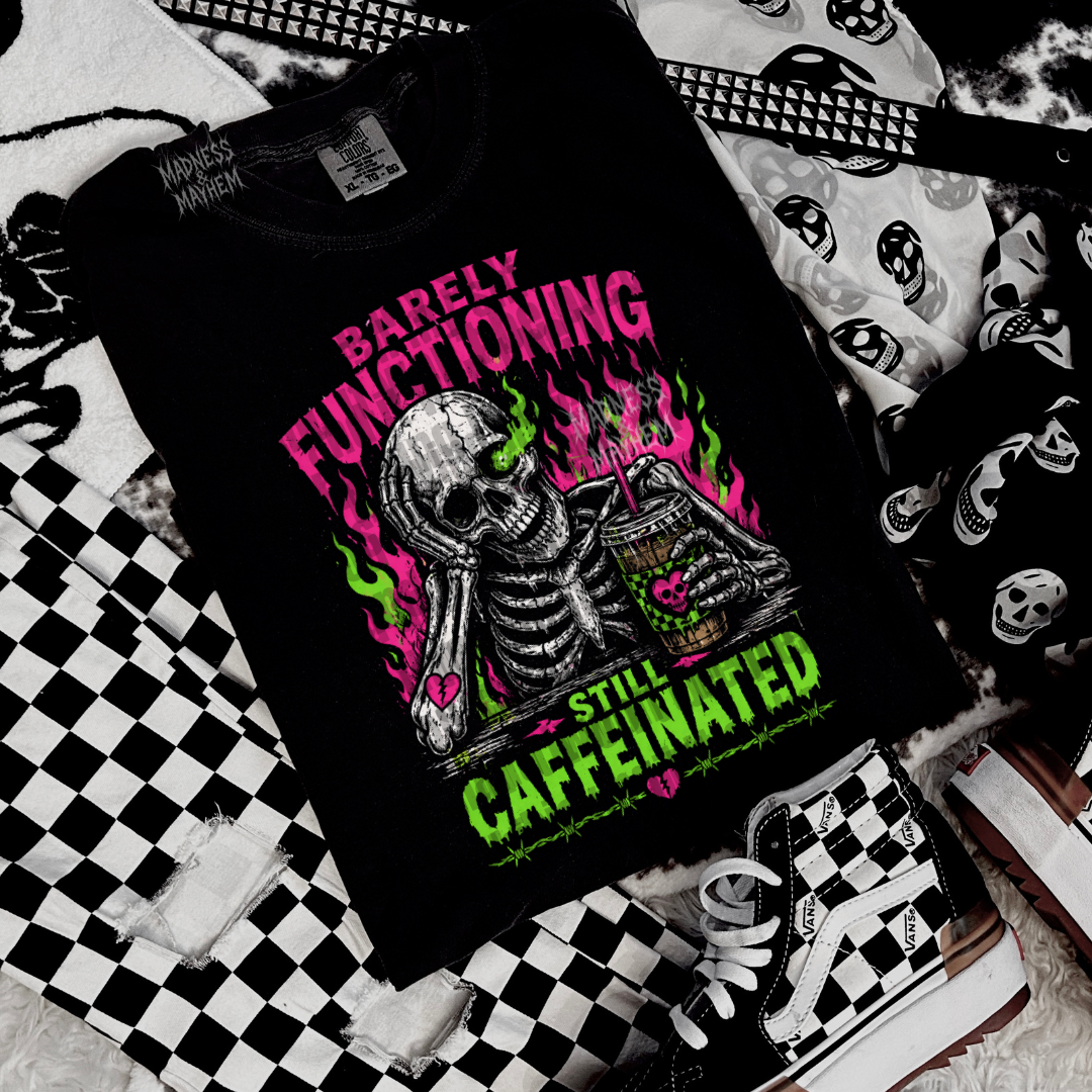 barely functioning tshirt