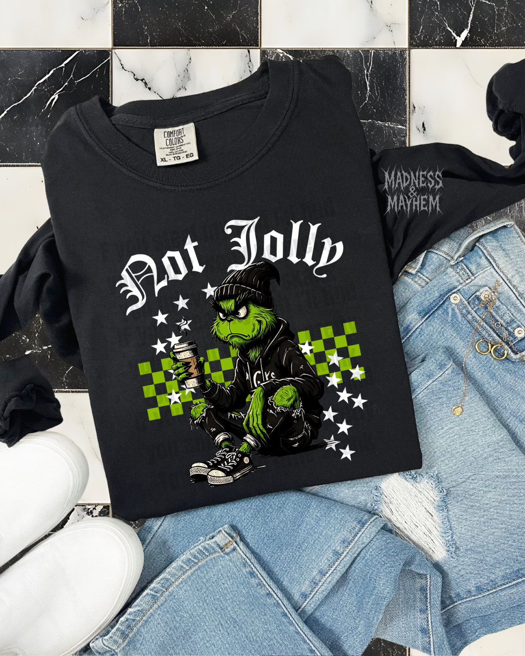 Not jolly long sleeve tee