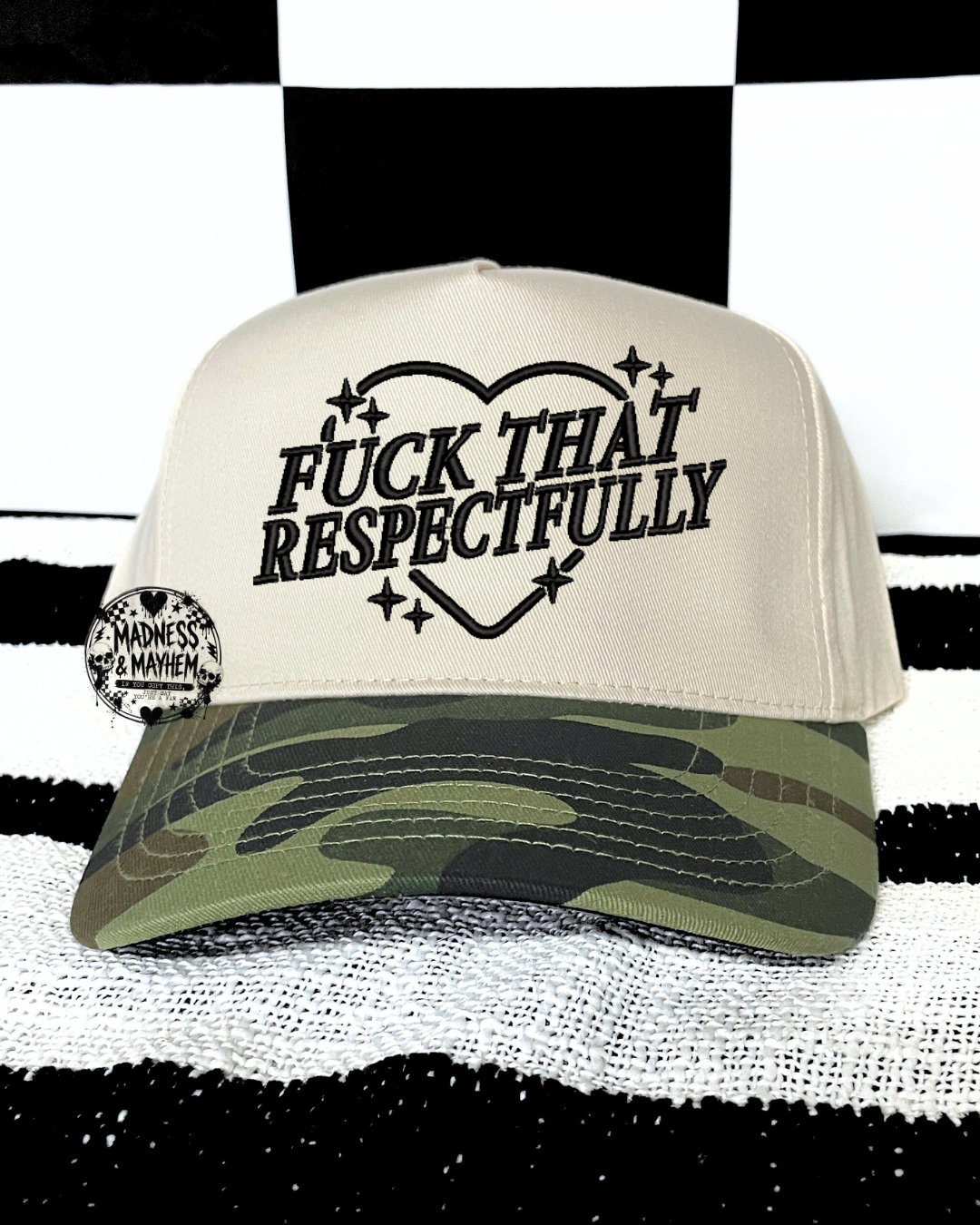 camo Fuck that embroidered Hat