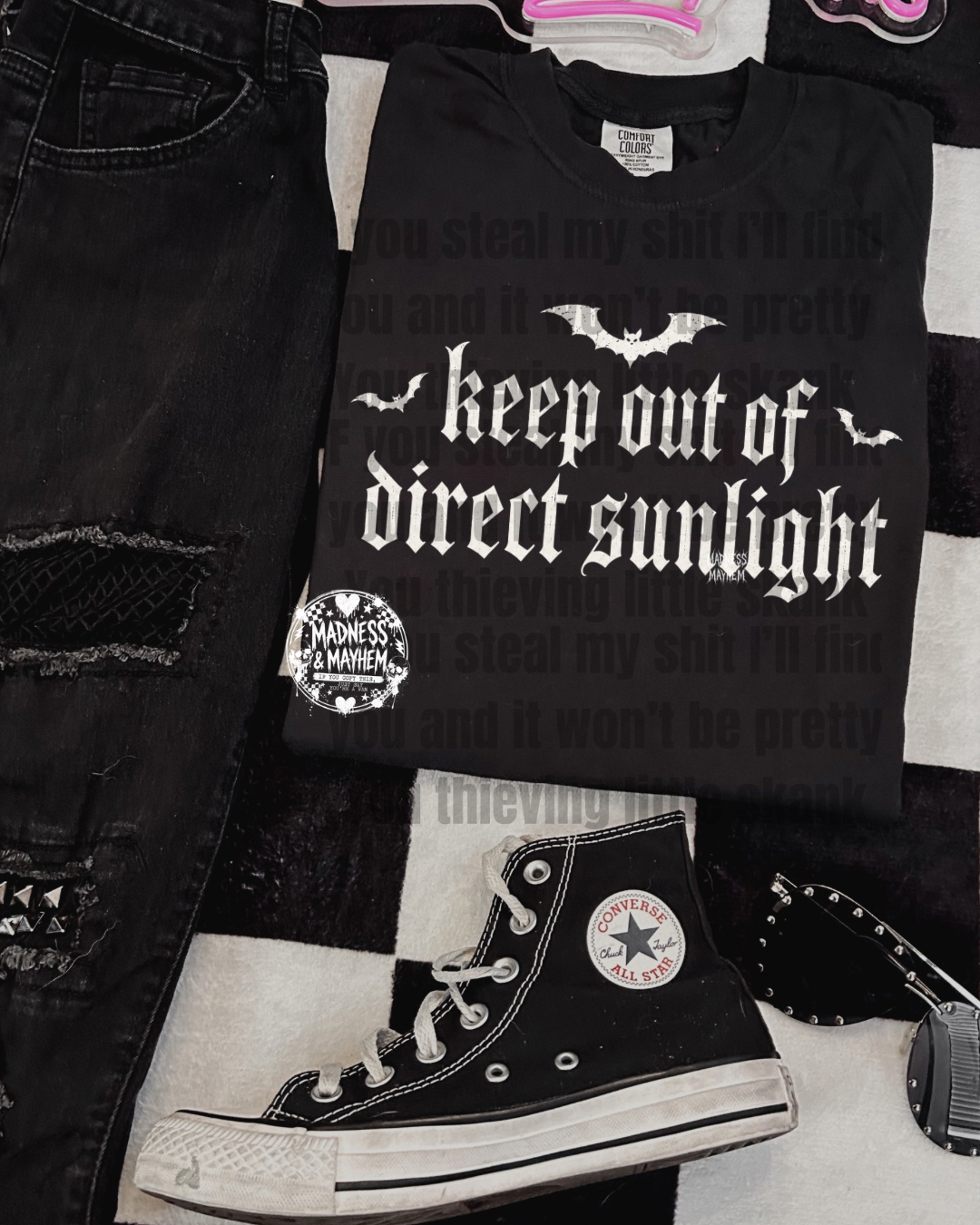 Keep out of direct sunlight shirt