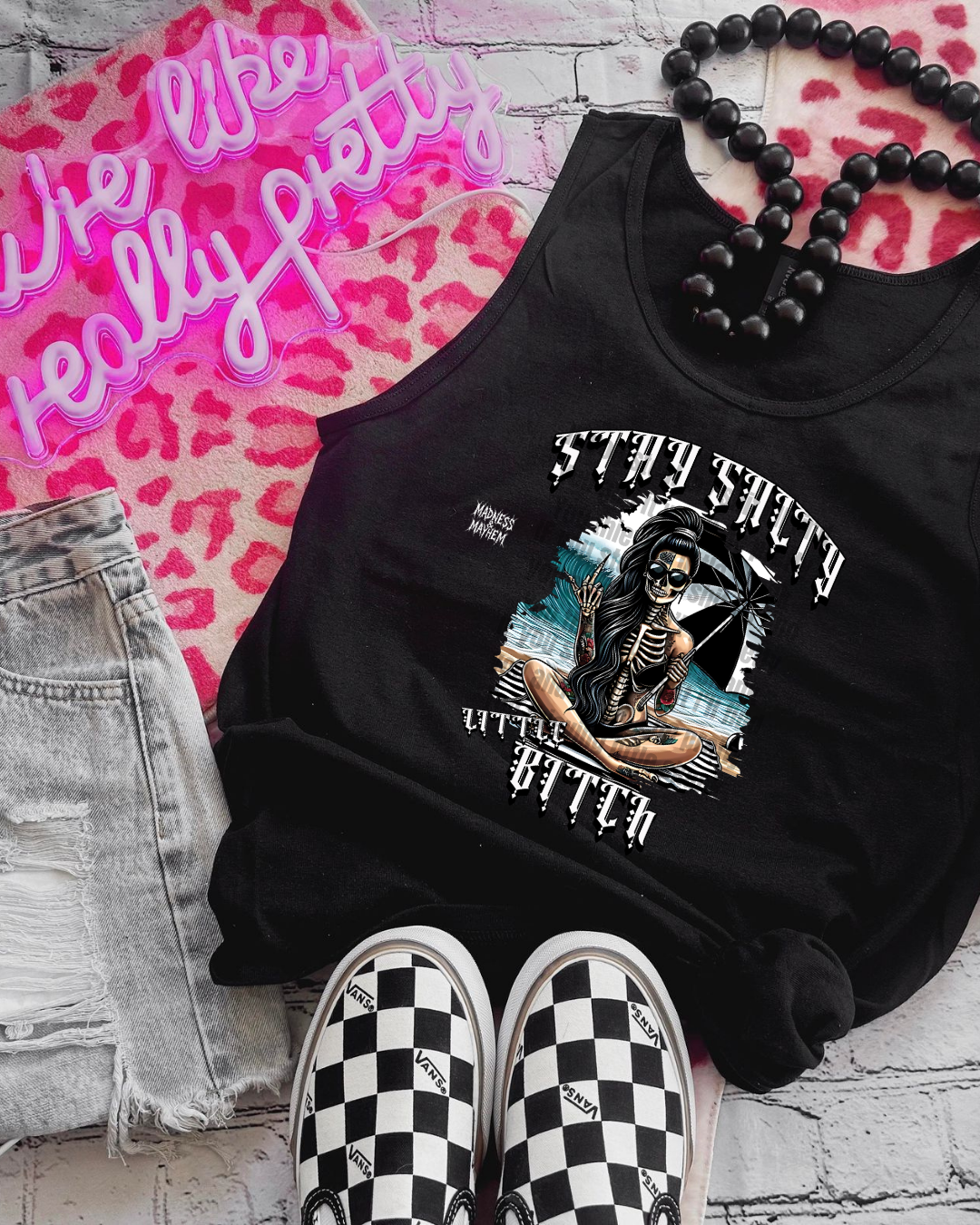 stay salty unisex tank