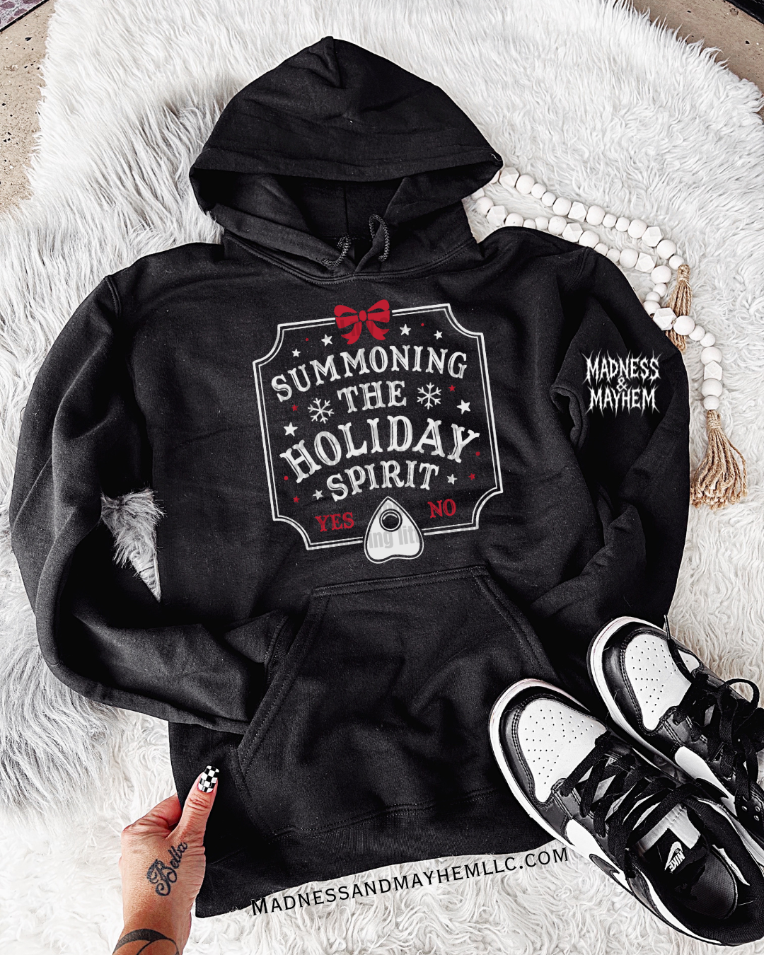 Summoning the holiday spirit hoodie
