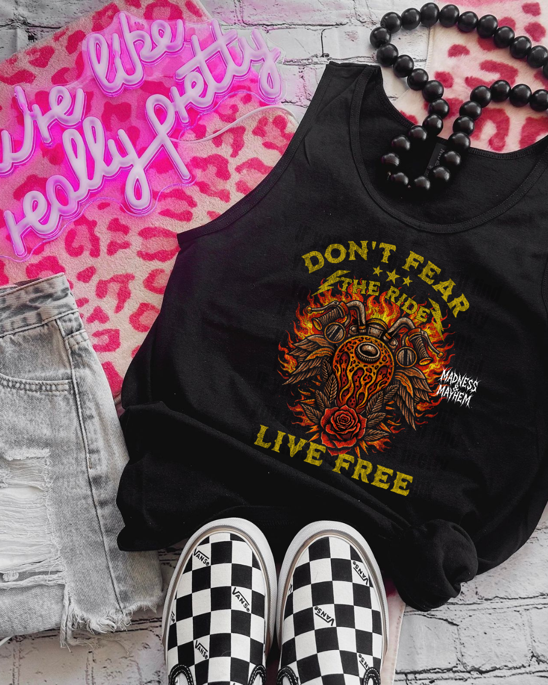 Dont fear the ride unisex tank