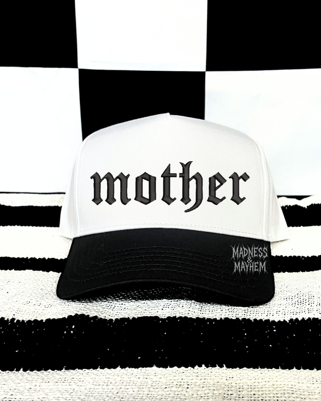 Black mother embroidered Hat