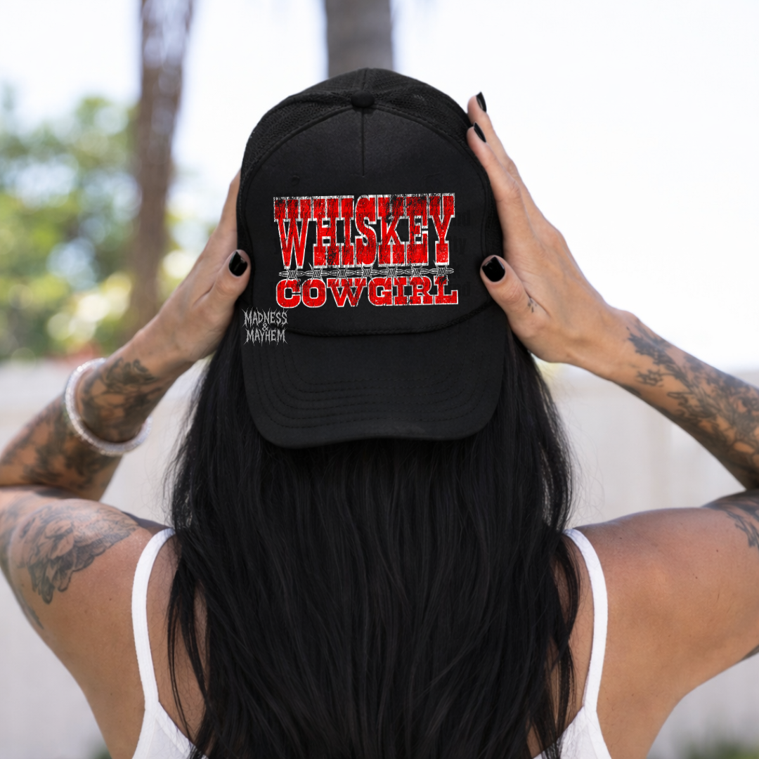 Whiskey cowgirl Trucker Hat