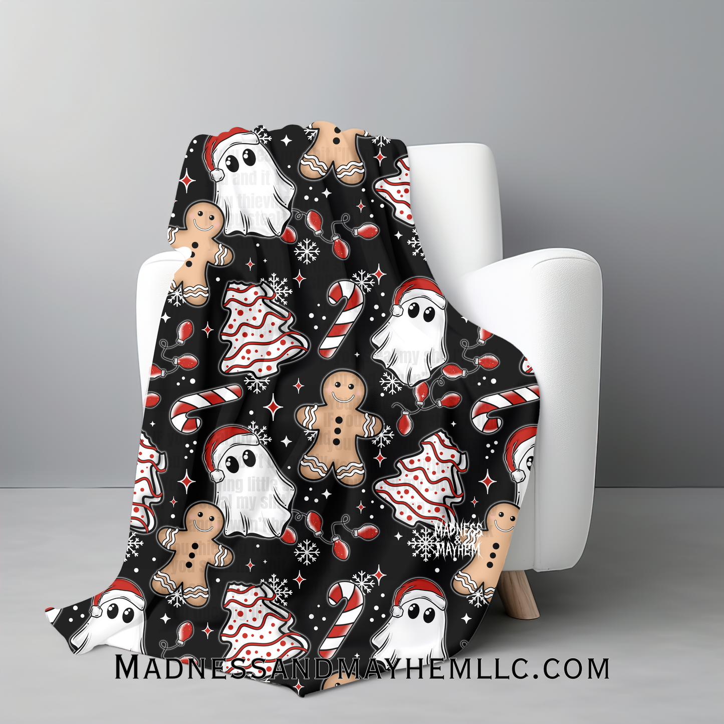 Christmas cake blanket