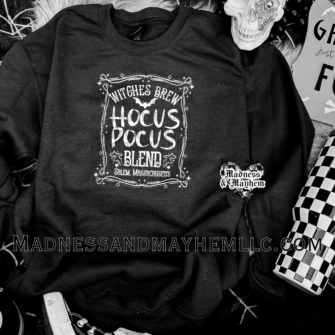 Witches brew Halloween crew neck sweatshirt