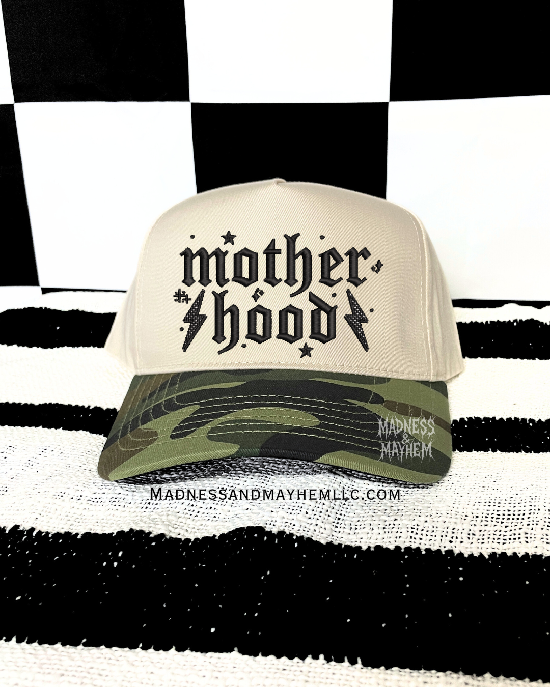 Camo motherhood embroidered Hat