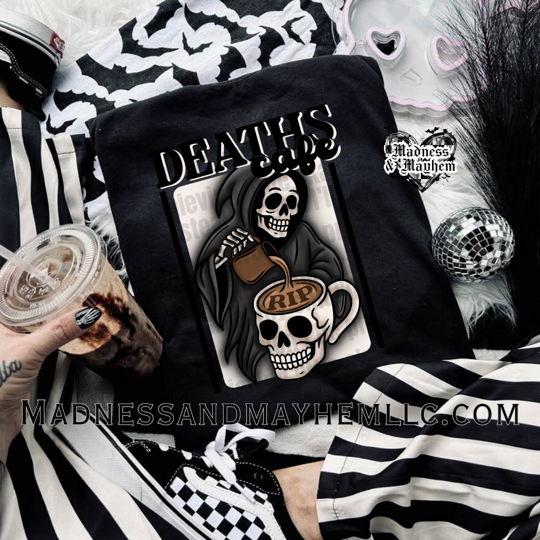 Deaths cafe Halloween Shirt