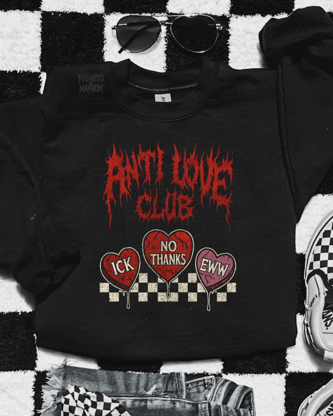 Anti love club sweatshirt