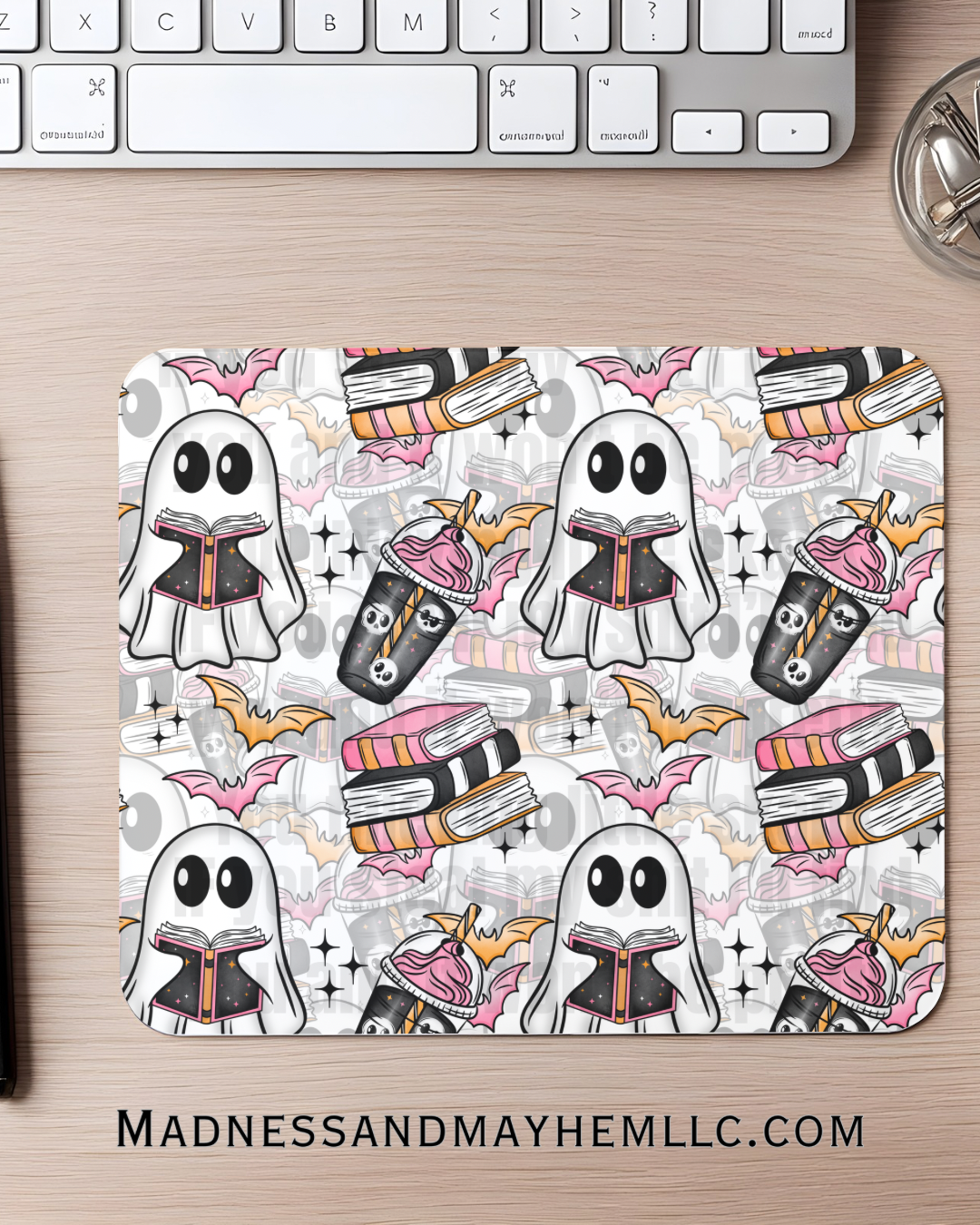 Reading ghost Mouse Pad