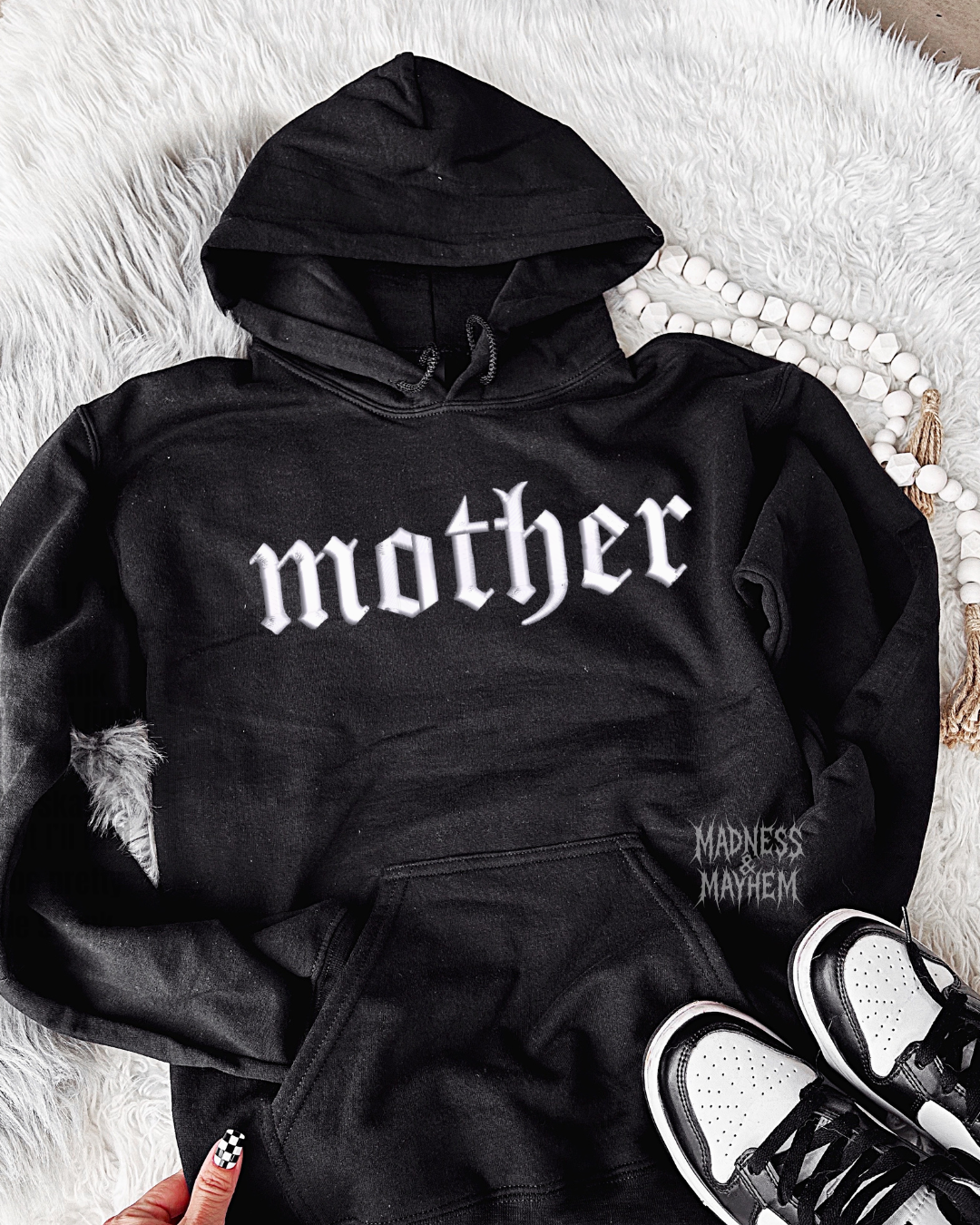 Mother Embroidered Hoodie