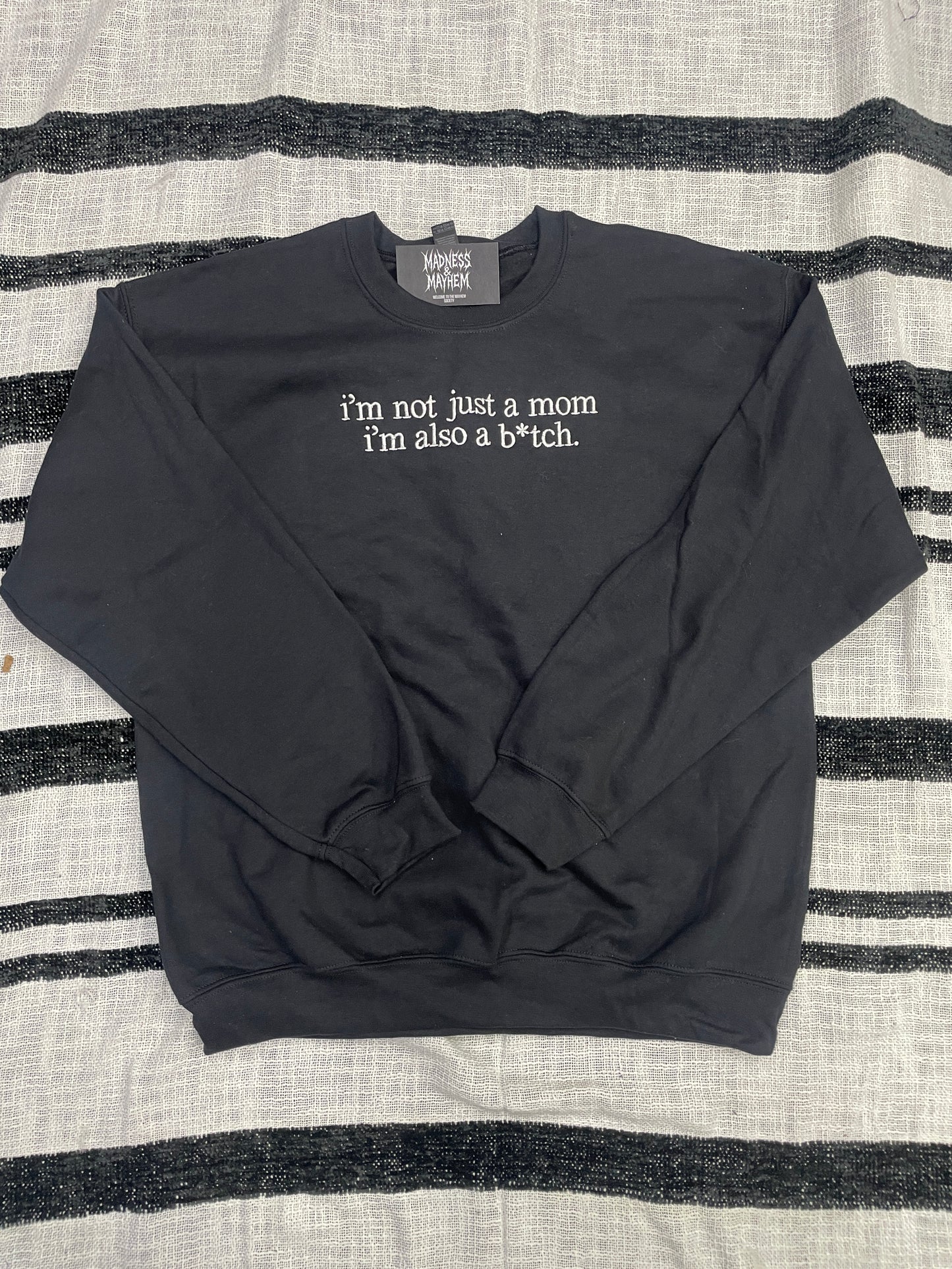 Large not just a mom READY TO SHIP