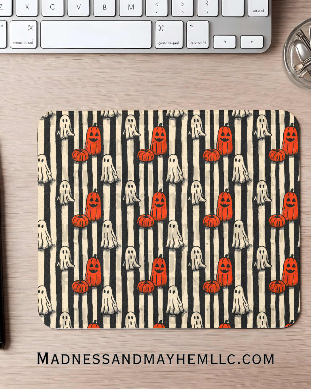 Ghost strips Mouse Pad