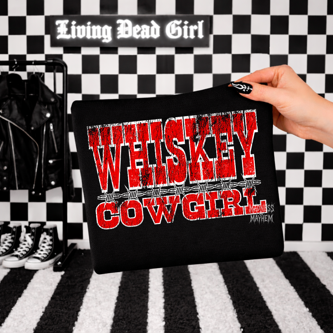 Whiskey cowgirl tshirt