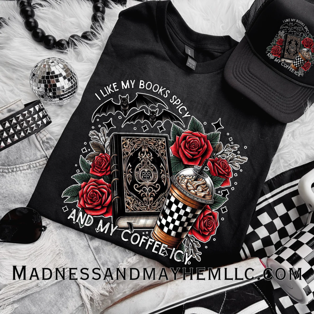 Books spicy coffee icy Shirt