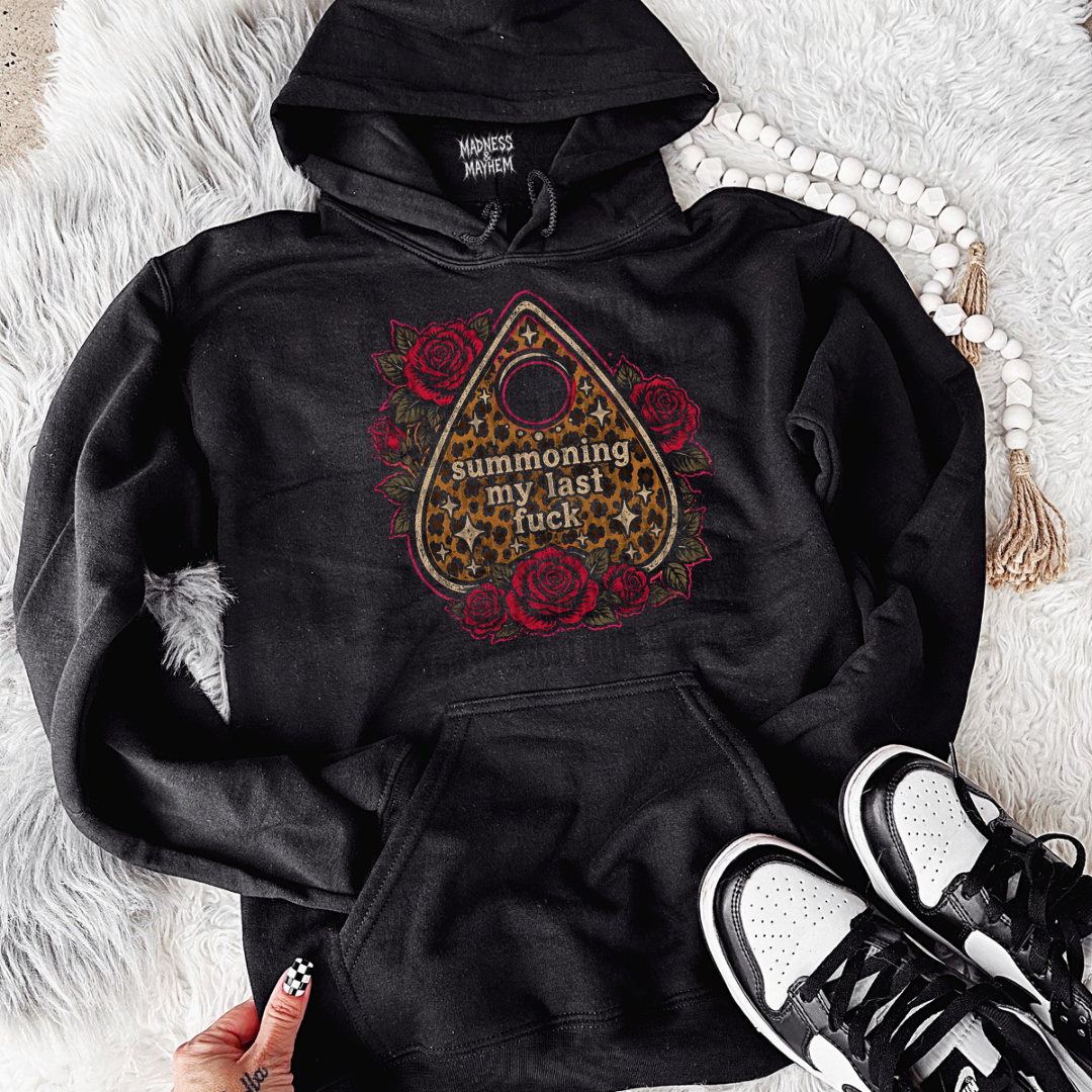 Leopard summon my last fuck hoodie