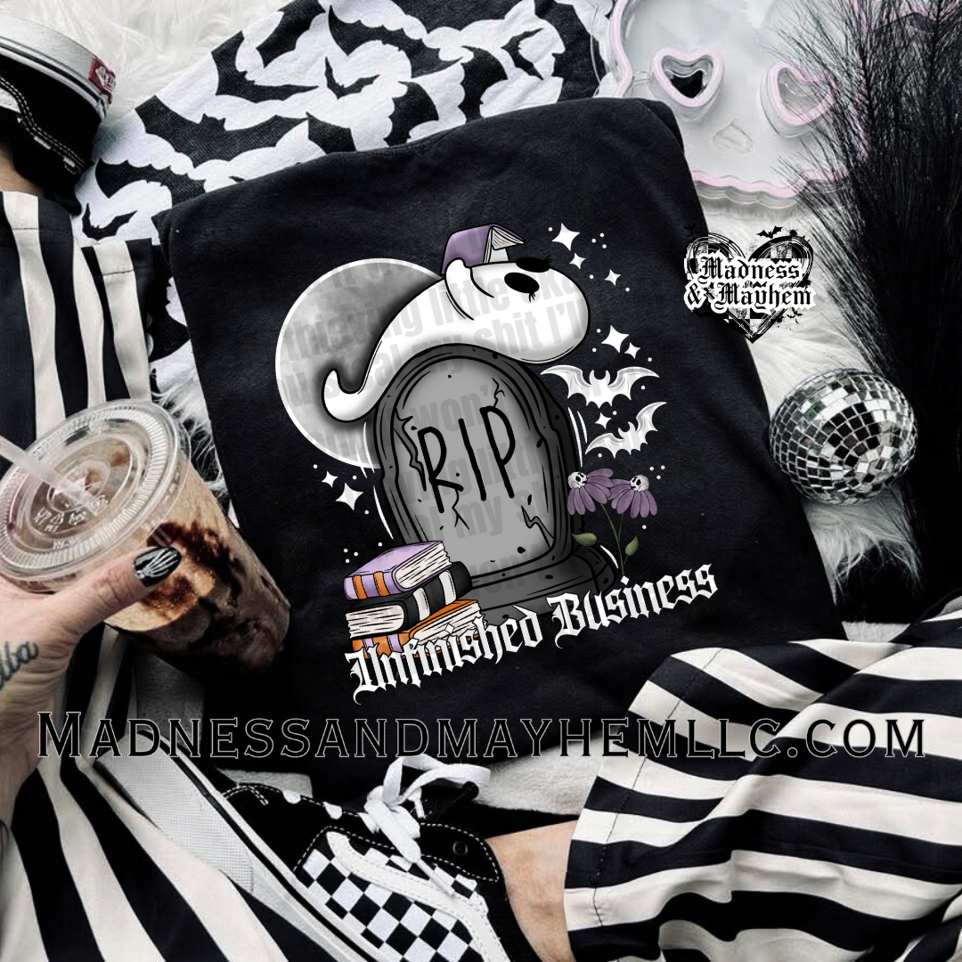 Unfinished business Halloween Shirt