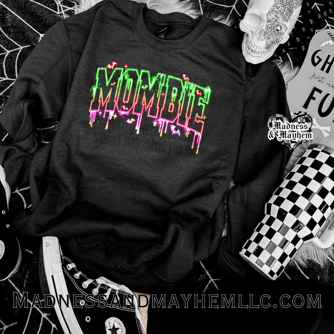 Mombie Halloween crew neck sweatshirt