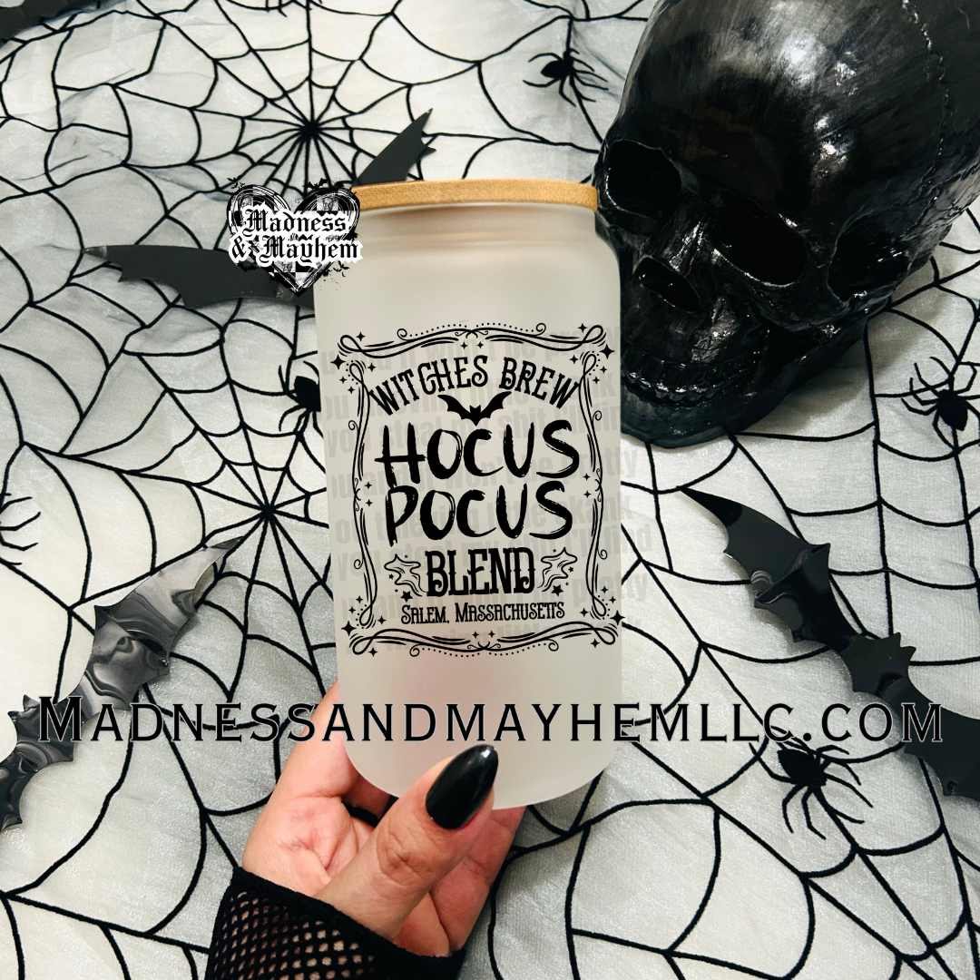 Hocus pocus blend Halloween Libbey Glass