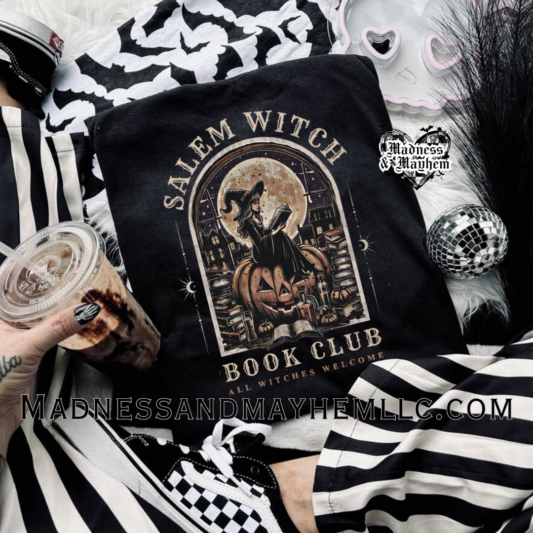 Salem witch book club Halloween Shirt