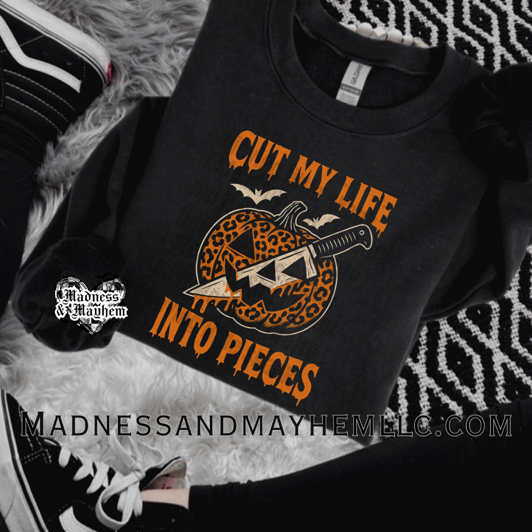 Cut my life into pieces Halloween crew neck sweatshirt