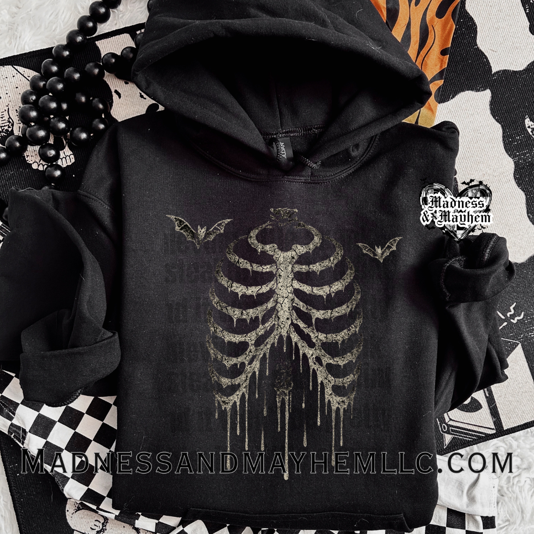 Bat ribs hoodie