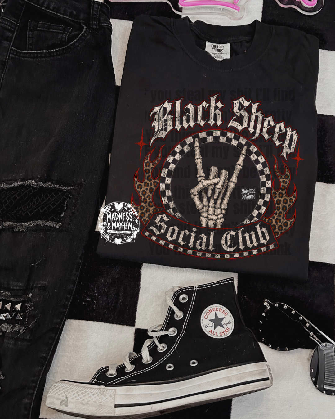 Black sheep social club shirt
