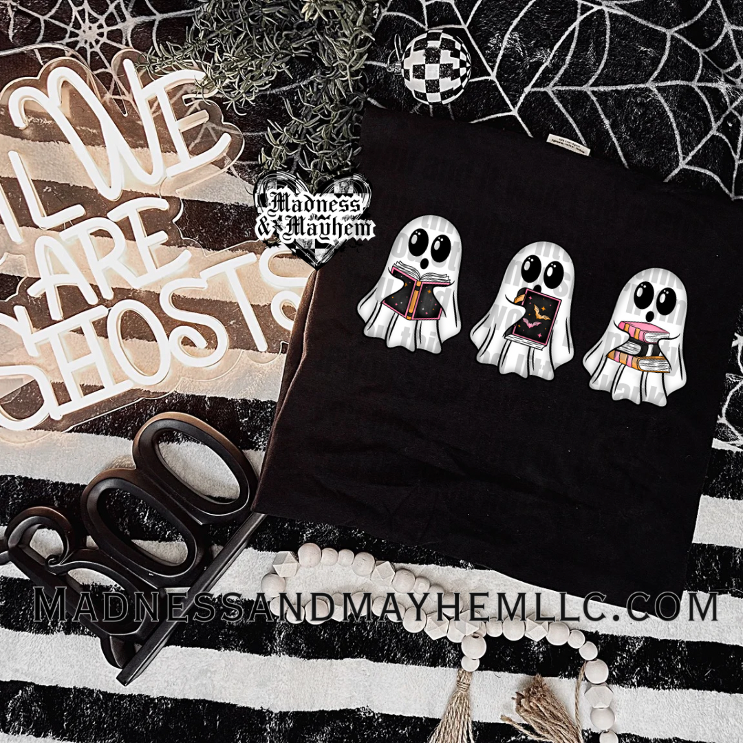 Reading ghosts Halloween Shirt
