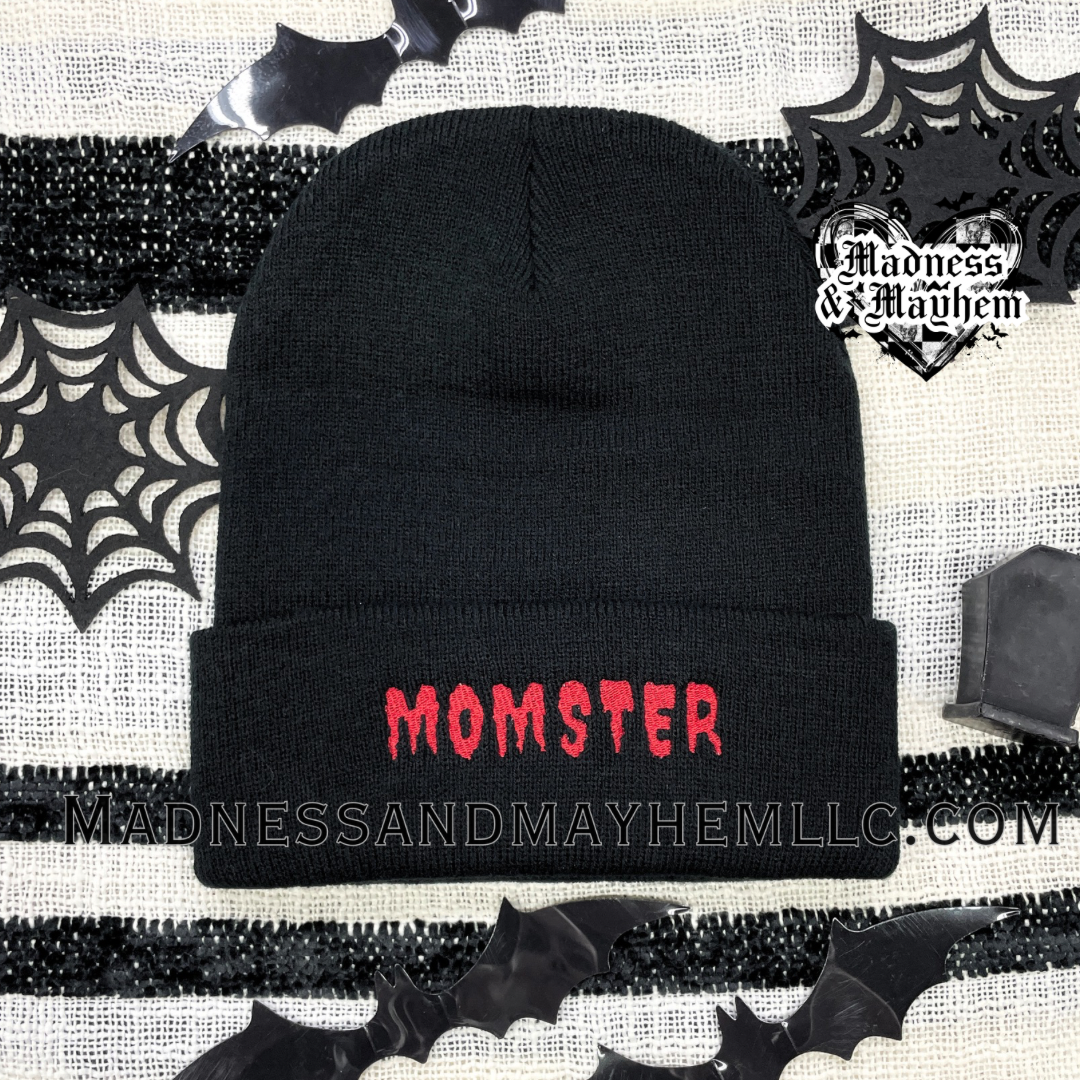 Momster embroidered beanie