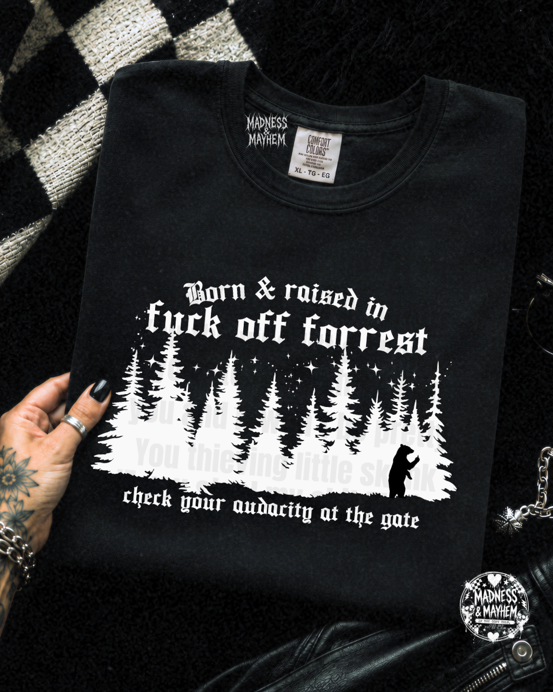 Fuck off forest exclusive tshirt
