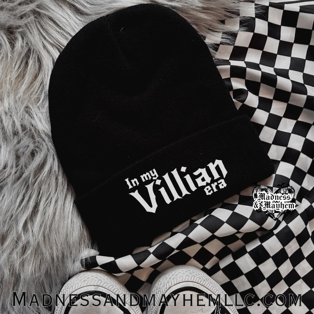 Villian era embroidered beanie