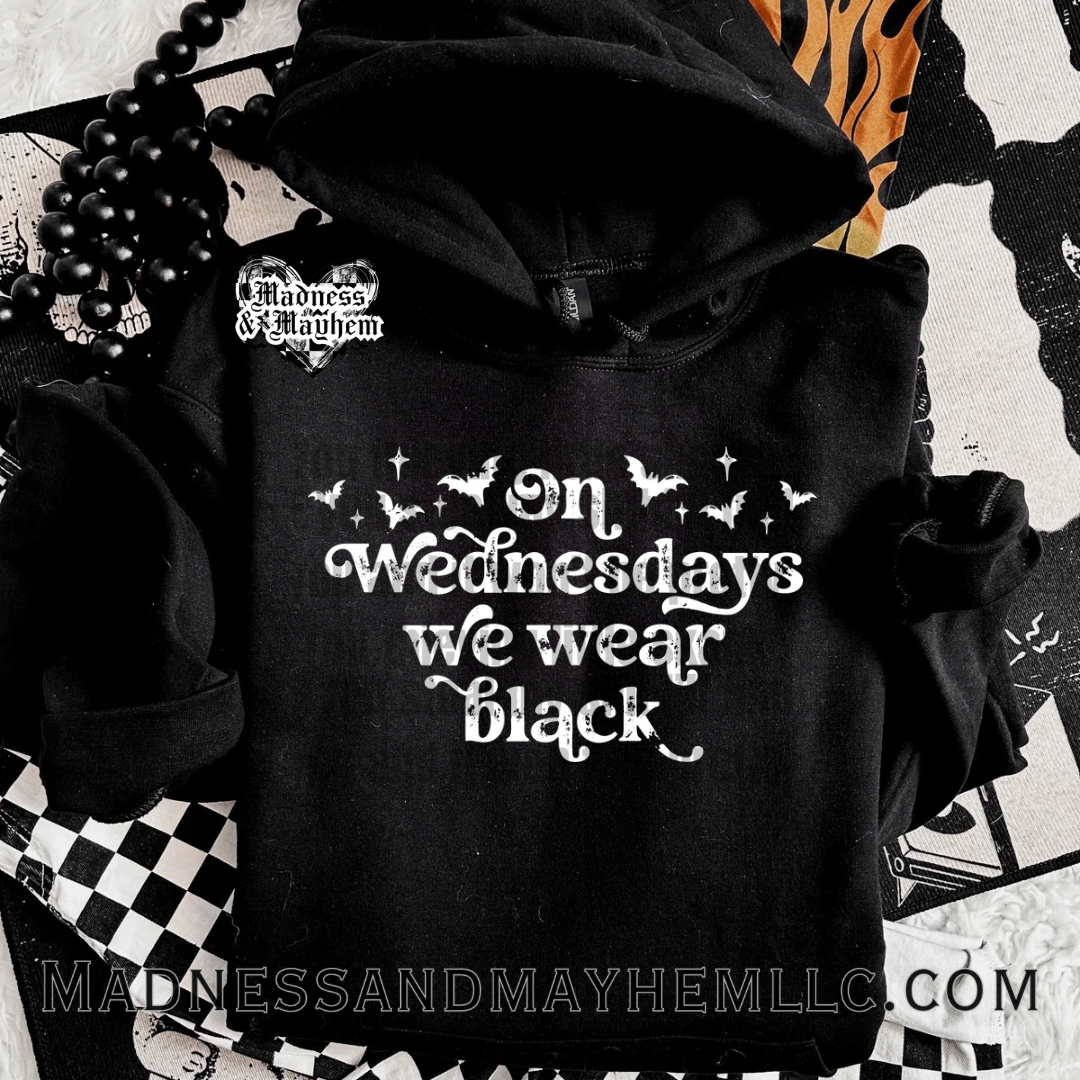 On Wednesday’s hoodie