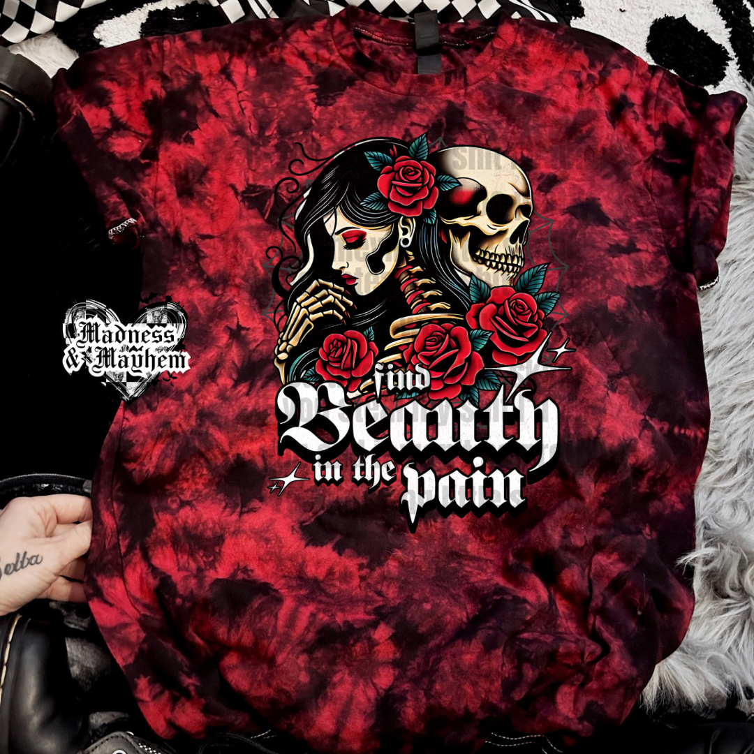 Find beauty in the pain tie dye Shirt
