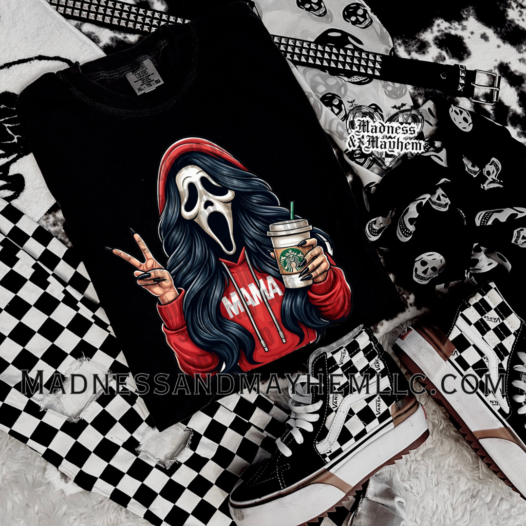Mama ghostface Halloween Shirt