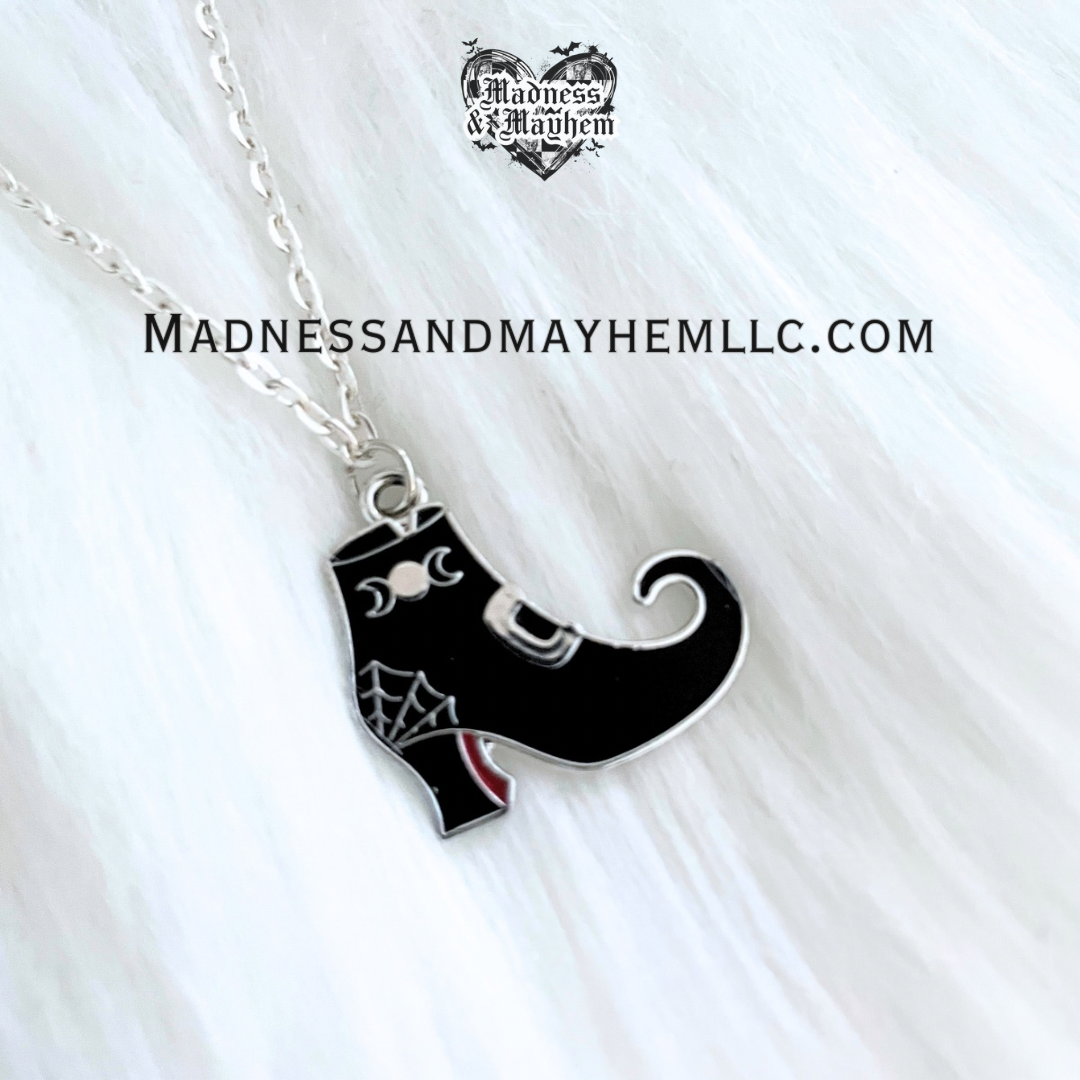 Witch boot Necklace