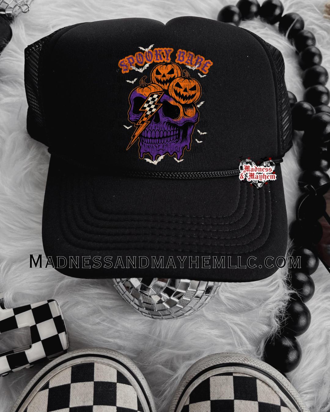 Spooky Babe Halloween Trucker Hat