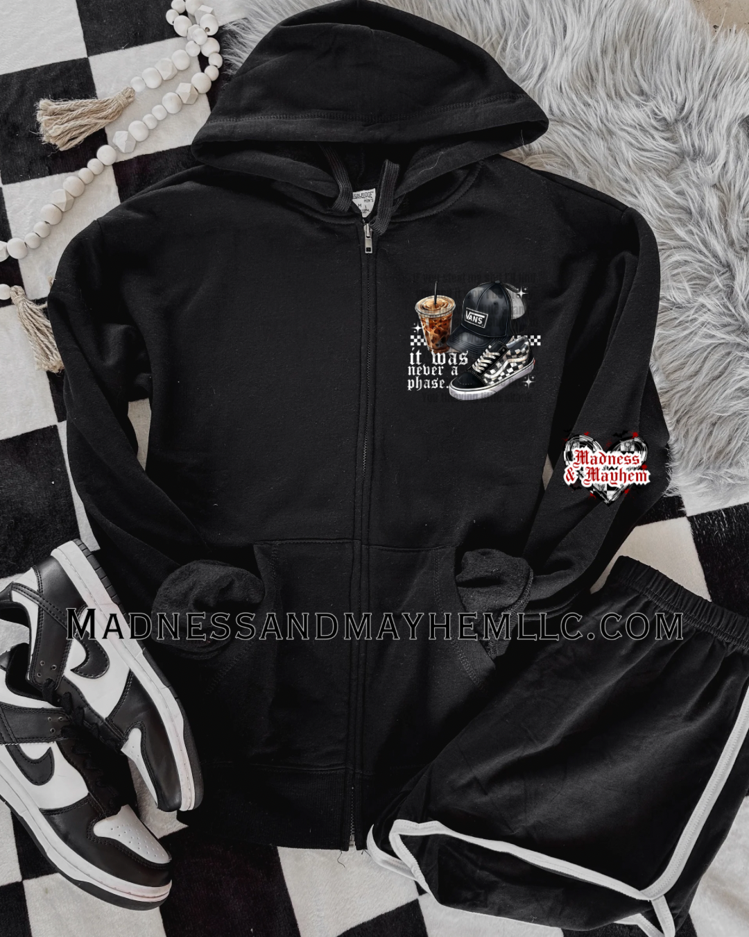 Phase zip up hoodie