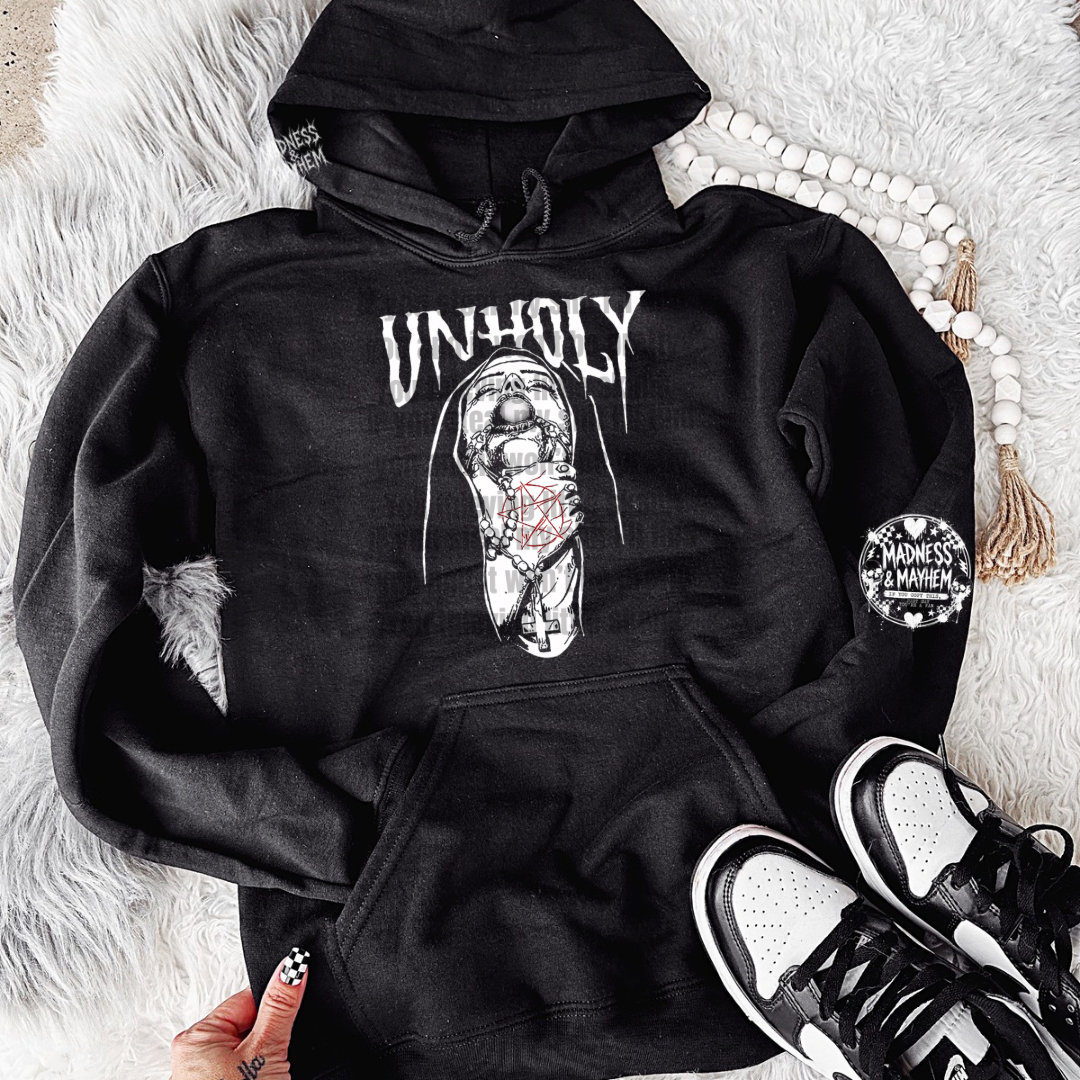 Unholy nun hoodie
