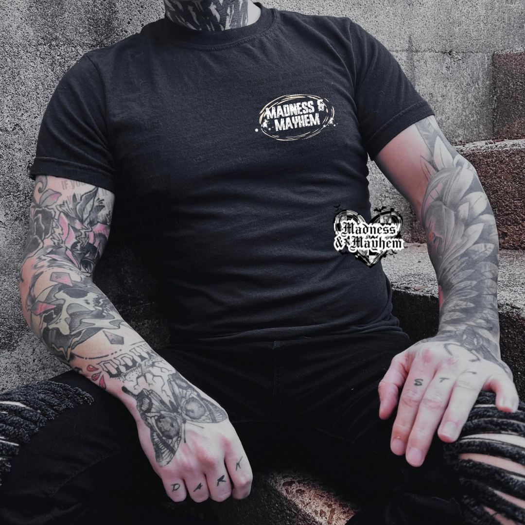 Mens dirty hands clean money front/back TShirt
