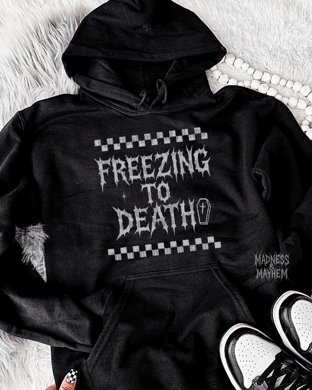 Freezing to death hoodie