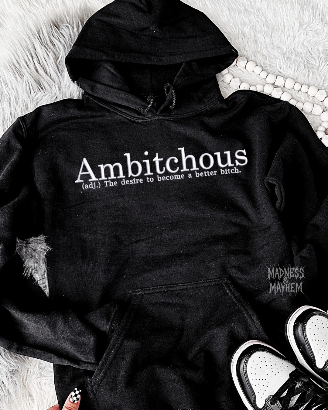 Ambitchous Embroidered Hoodie