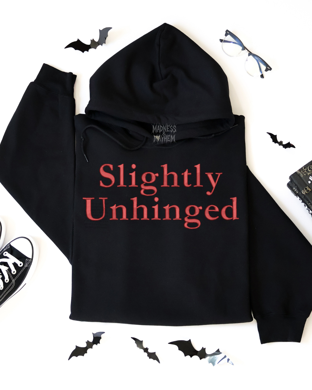 Slightly unhinged Embroidered Hoodie