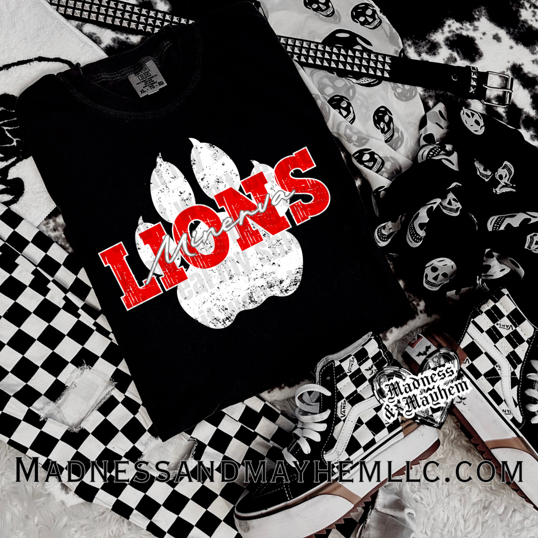 Minerva Lions paw shirt