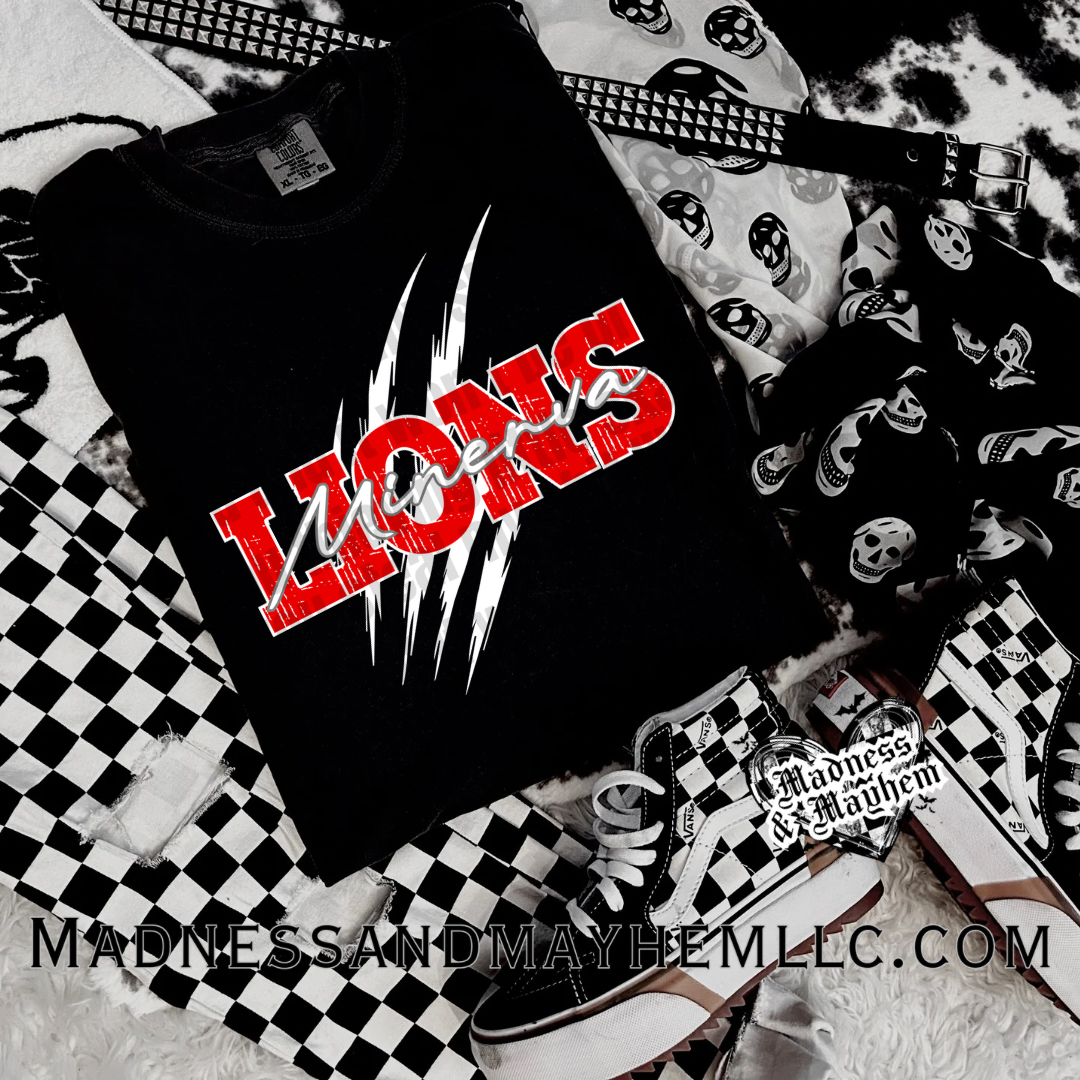 Minerva Lions claw shirt