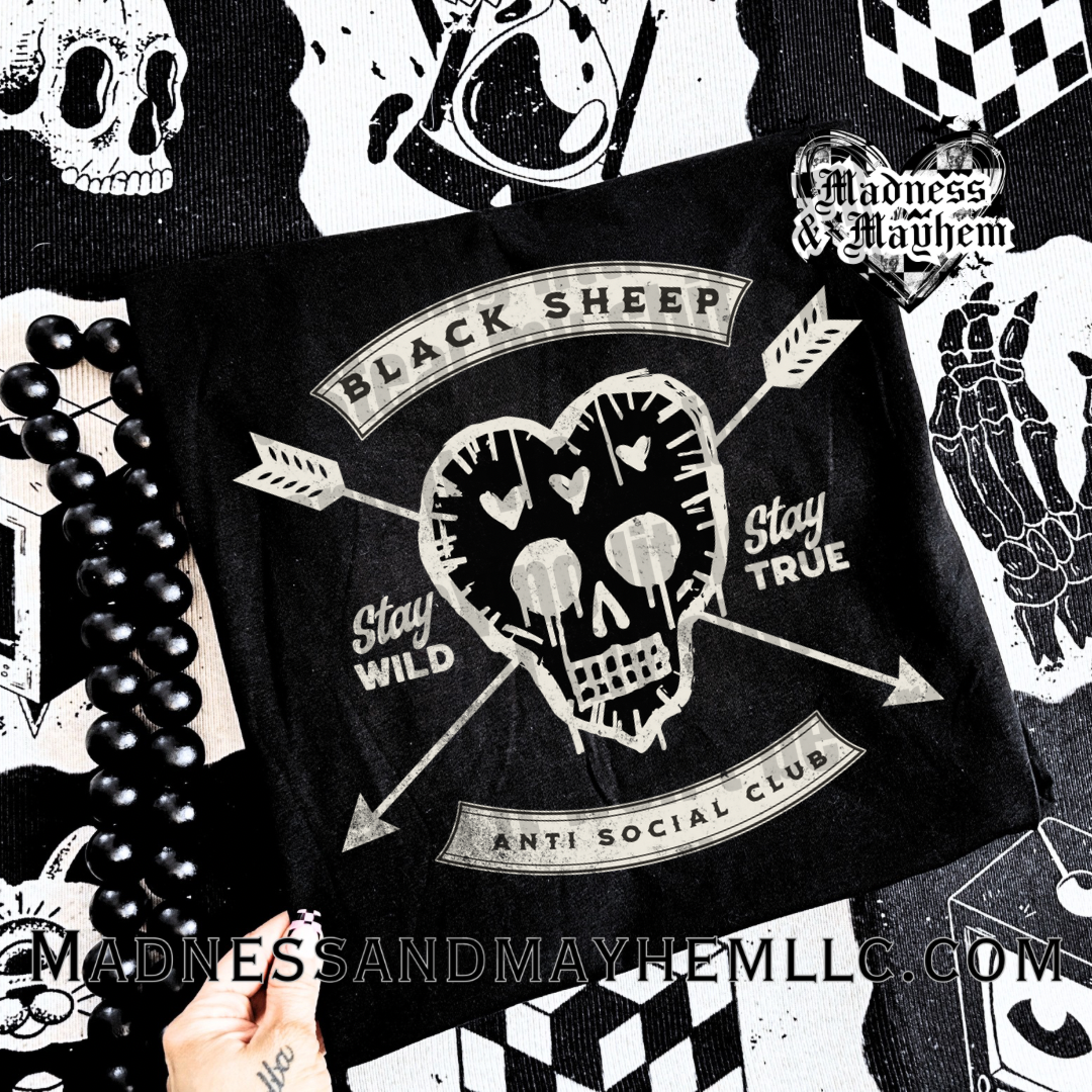 Black sheep anti social club Shirt